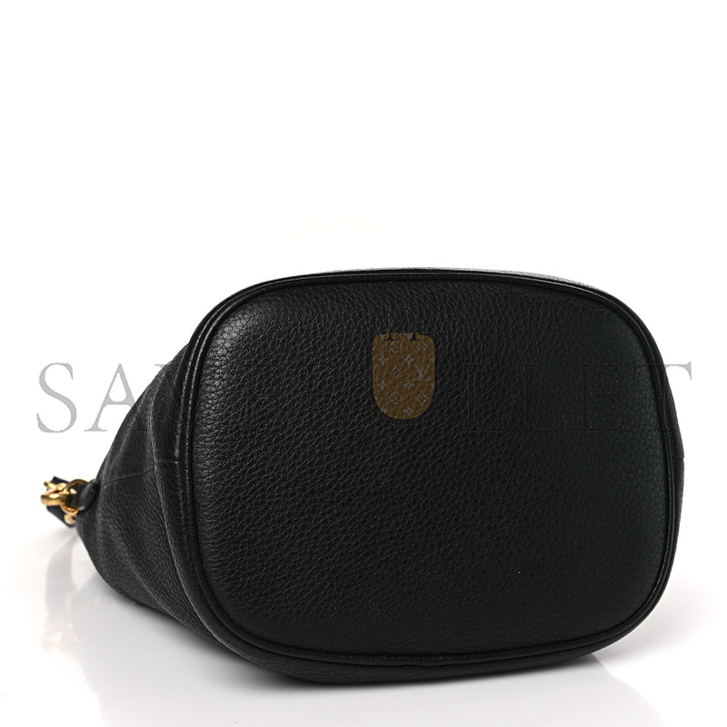 Pra*a vitello daino bucket bag black 1be018 (25*21*15cm)